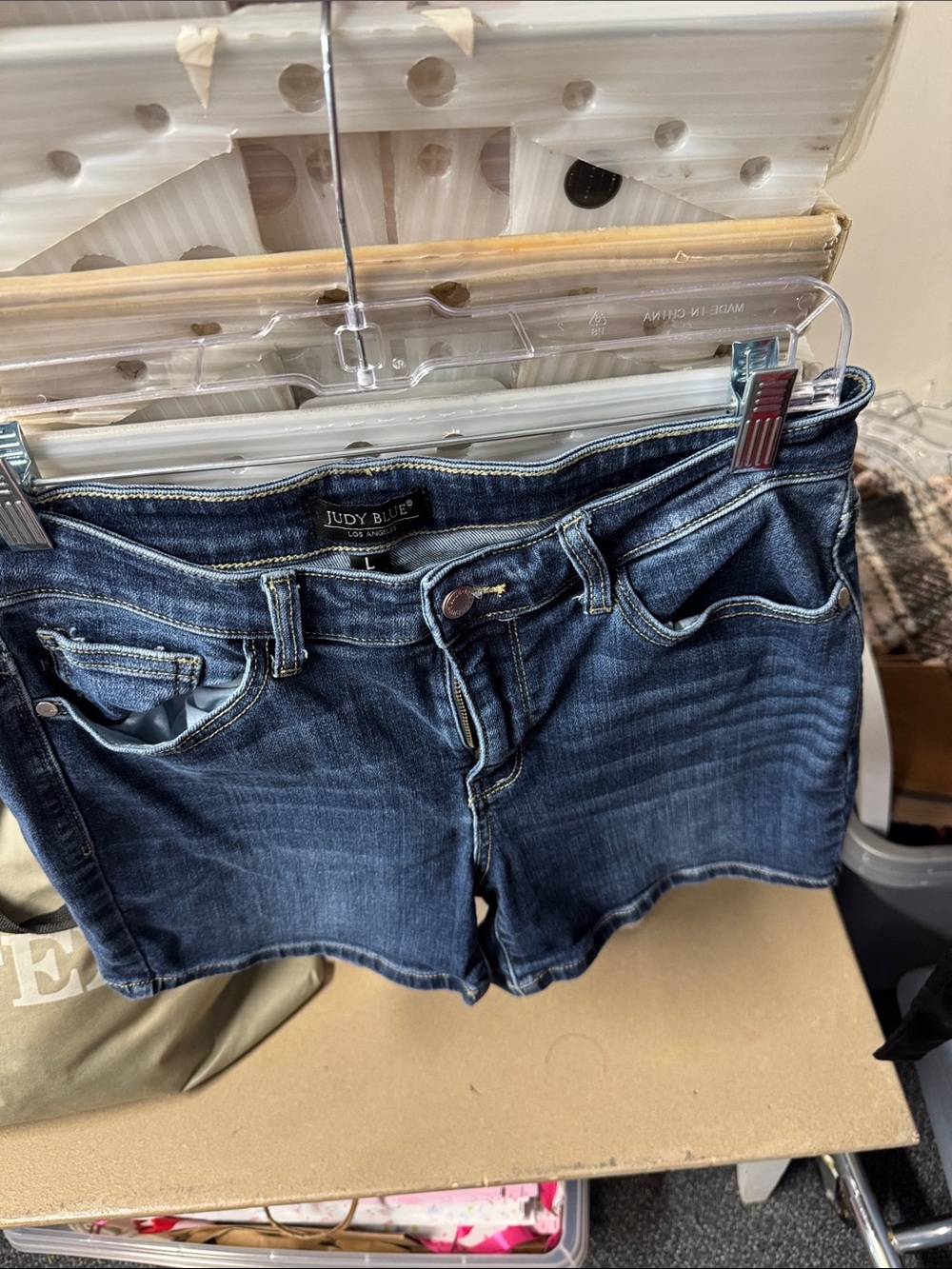 Judy blue denim shorts L // 081656